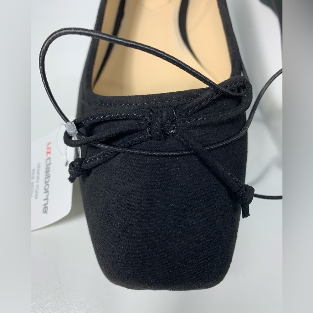 NWT Flats Size 7w Black Liz Claiborne - Picture 5 of 14
